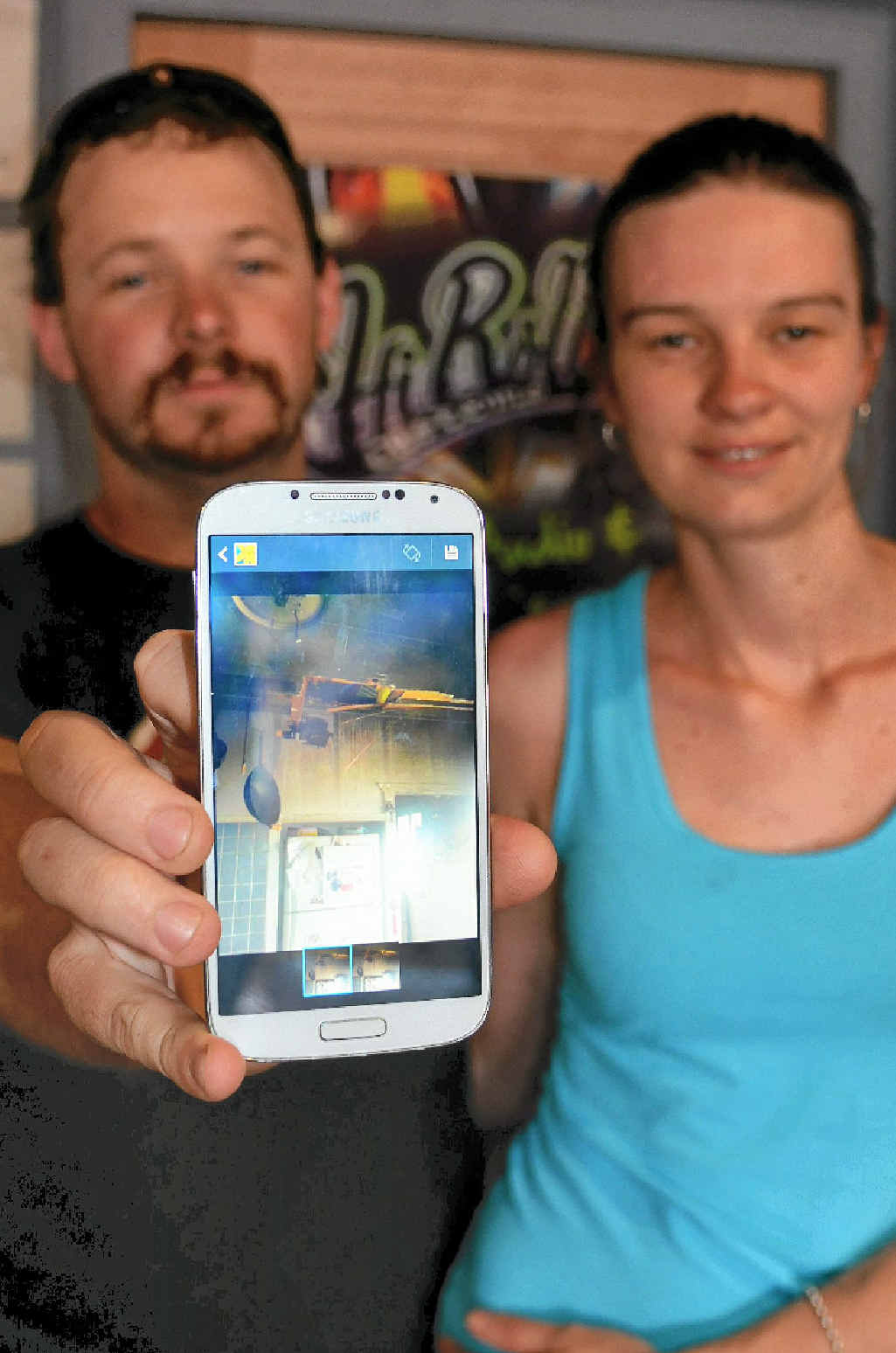 Fire tore through Wantley St residents Jac Cadman and Chloe Mullins’ home last week. Fire tore through Wantley St residents Jac Cadman and Chloe Mullins’ home last week.
